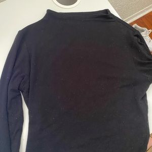 Black Naked Wardrobe cropped long sleeve